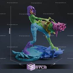 Fractured Jinx Sculptures 3D Printing