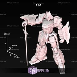 Galient Gundam Sculptures 3D Printing