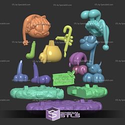 Garfield and Odie Christmas Sculptures 3D Printing