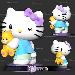 Good Night Hello Kitty Sculptures 3D Printing