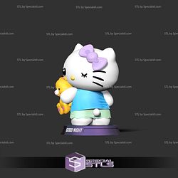 Good Night Hello Kitty Sculptures 3D Printing