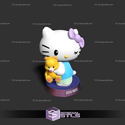 Good Night Hello Kitty Sculptures 3D Printing