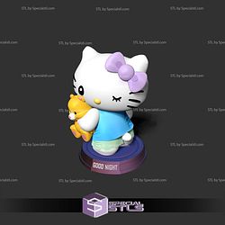 Good Night Hello Kitty Sculptures 3D Printing