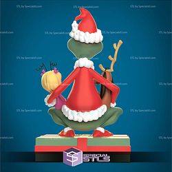 Grinch and Max and Cindy-Lou Sculptures 3D Printing