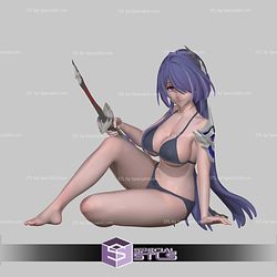 Honkai Star Rail Acheron Bikini Sculptures 3D Printing