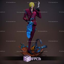 Sanji Vinsmoke New Version Sculptures 3D Printing