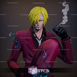 Sanji Vinsmoke New Version Sculptures 3D Printing