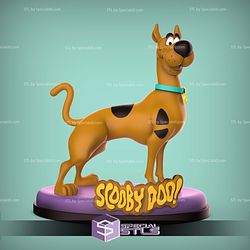 Scooby Doo Standalone Sculptures 3D Printing