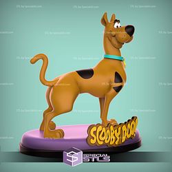 Scooby Doo Standalone Sculptures 3D Printing