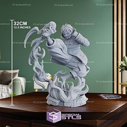 Shinra Kusakabe Fire Force Sculptures 3D Printing