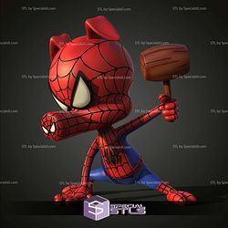 SpiderHam and Hammer Sculptures 3D Printing