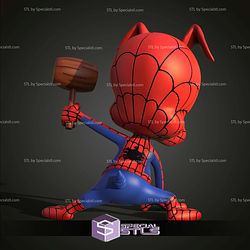 SpiderHam and Hammer Sculptures 3D Printing