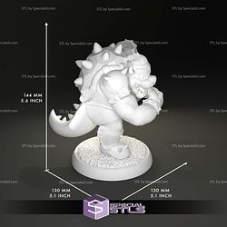 Striker Bowser Sculptures 3D Printing