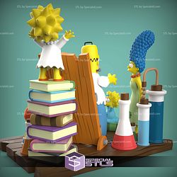 The Simpsons Horror Diorama Sculptures 3D Printing