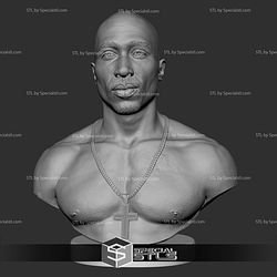 Tupac Shakur Bust V2 Sculptures 3D Printing