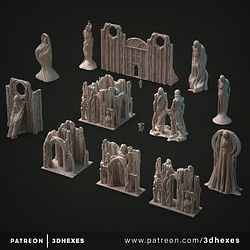 September 2021 3DHexes Miniatures