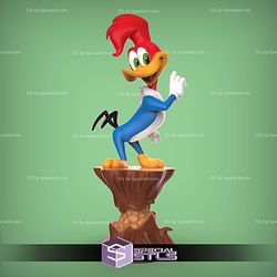 Woody Woodpecker Standalone Sculptures 3D Printing