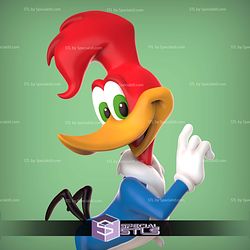 Woody Woodpecker Standalone Sculptures 3D Printing