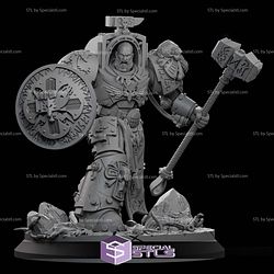 Arjac Rockfist WH40K Sculptures 3D Printing