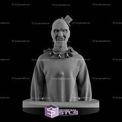 Art the Clown Bust Sculptures 3D Printing