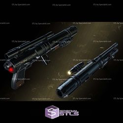 Cosplay STL Files Andor Blaster Riffle