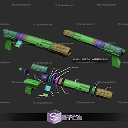 Cosplay STL Files Andor Blaster Riffle