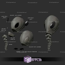 Cosplay STL Files Dream Helmet Sandman V2