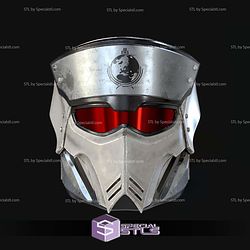 Cosplay STL Files Helldivers 2 UF 16 Inspector Helmet