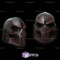 Cosplay STL Files Mandalorian Punisher Helmet