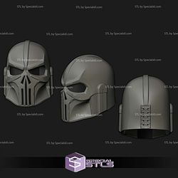 Cosplay STL Files Mandalorian Punisher Helmet