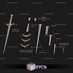 Cosplay STL Files Morgul Blade LOTR