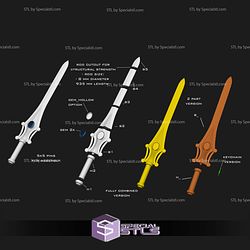 Cosplay STL Files She-Ra Sword