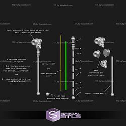 Cosplay STL Files Skeletor Havoc Staff