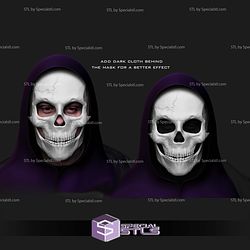 Cosplay STL Files Skeletor Mask with moveable Jaw