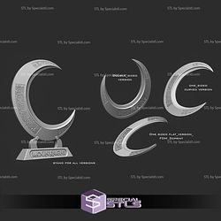 Crescent Darth Display Sculptures 3D Printing