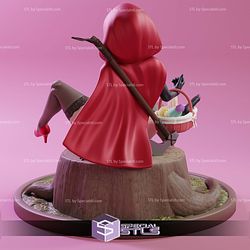 Elf Red Riding Hood NSFW Sculptures 3D Printing