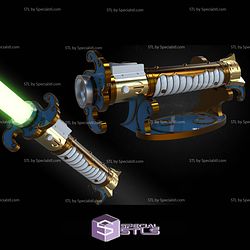 Family Heirloom Lightsaber Sculptures 3D Printing