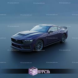 Ford Mustang 2024 Dark Horse Sculptures 3D Printing