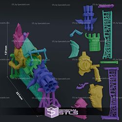 Jinx Rhino Gun Sculptures 3D Printing