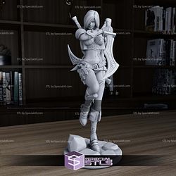 Katarina League of Legends V2 Sculptures 3D Printing