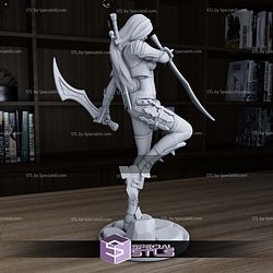 Katarina League of Legends V2 Sculptures 3D Printing