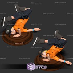 Kid Naruto Hip Hop Sculptures 3D Printing