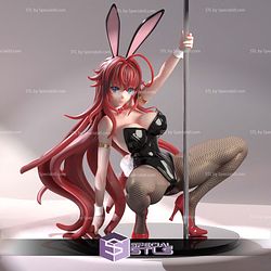 Rias Gremory Pole Dancer Sculptures 3D Printing