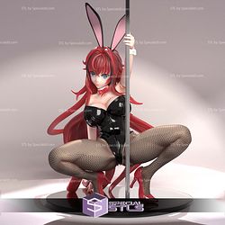 Rias Gremory Pole Dancer Sculptures 3D Printing