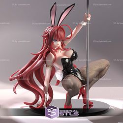 Rias Gremory Pole Dancer Sculptures 3D Printing