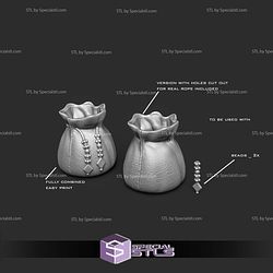 Sandman Pouch Candy Bowl Sculptures 3D Printing