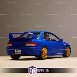 Subaru Impreza 22B Sculptures 3D Printing