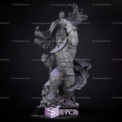 Thanos and Lady Death 3D Model Diorama - Base