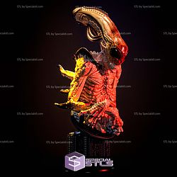Alien HR Giger Bust Sculptures 3D Printing