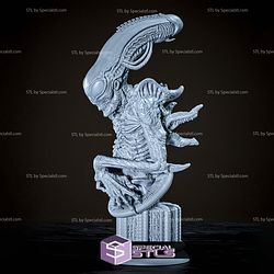 Alien HR Giger Bust Sculptures 3D Printing